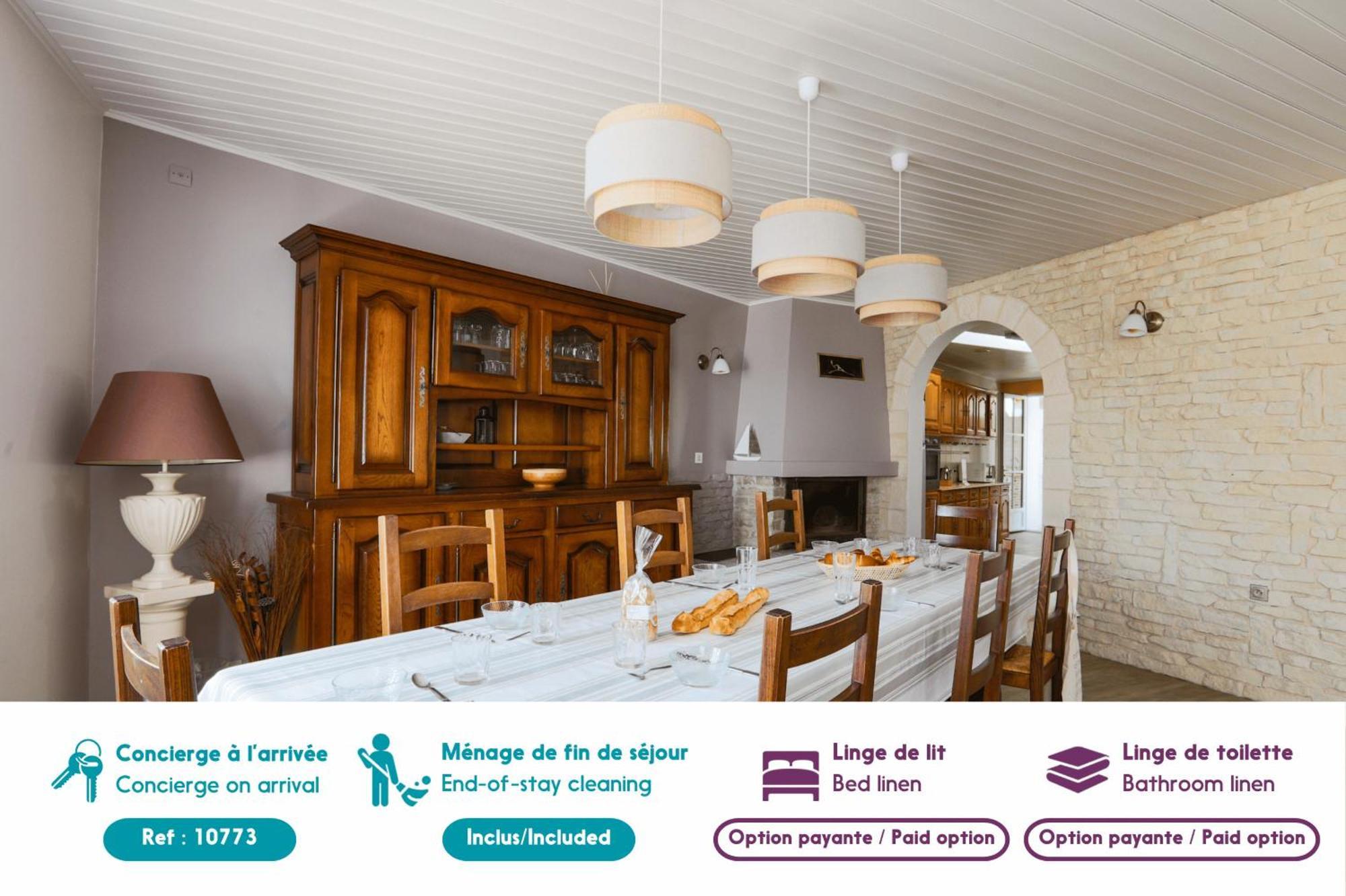Charmante Maison Pour 10 Personnes Le Bois-Plage-en-Re Exterior photo
